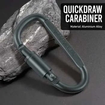 Carabiner Gantungan Tas Quickdraw Carabiner Aluminium Alloy - AT7600