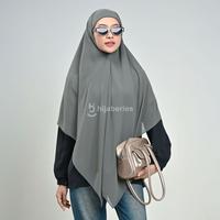 Gambar Hijaberies - Khiban Instan (Hijab Bandana Instan 2 Layer Bahan Ceruty Babydoll) - Burgundy dari Hijaberies Kota Bandung 5 Tokopedia