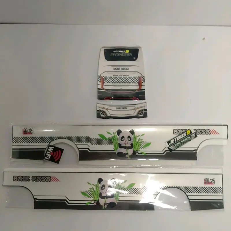 Livery Kids Panda Baik Rasa V2 depan belakang 0