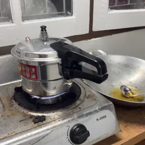 Yolk Panci Presto 4,5,6,8,10,12 Liter With Steamer Alumunium Serbaguna anti lengket