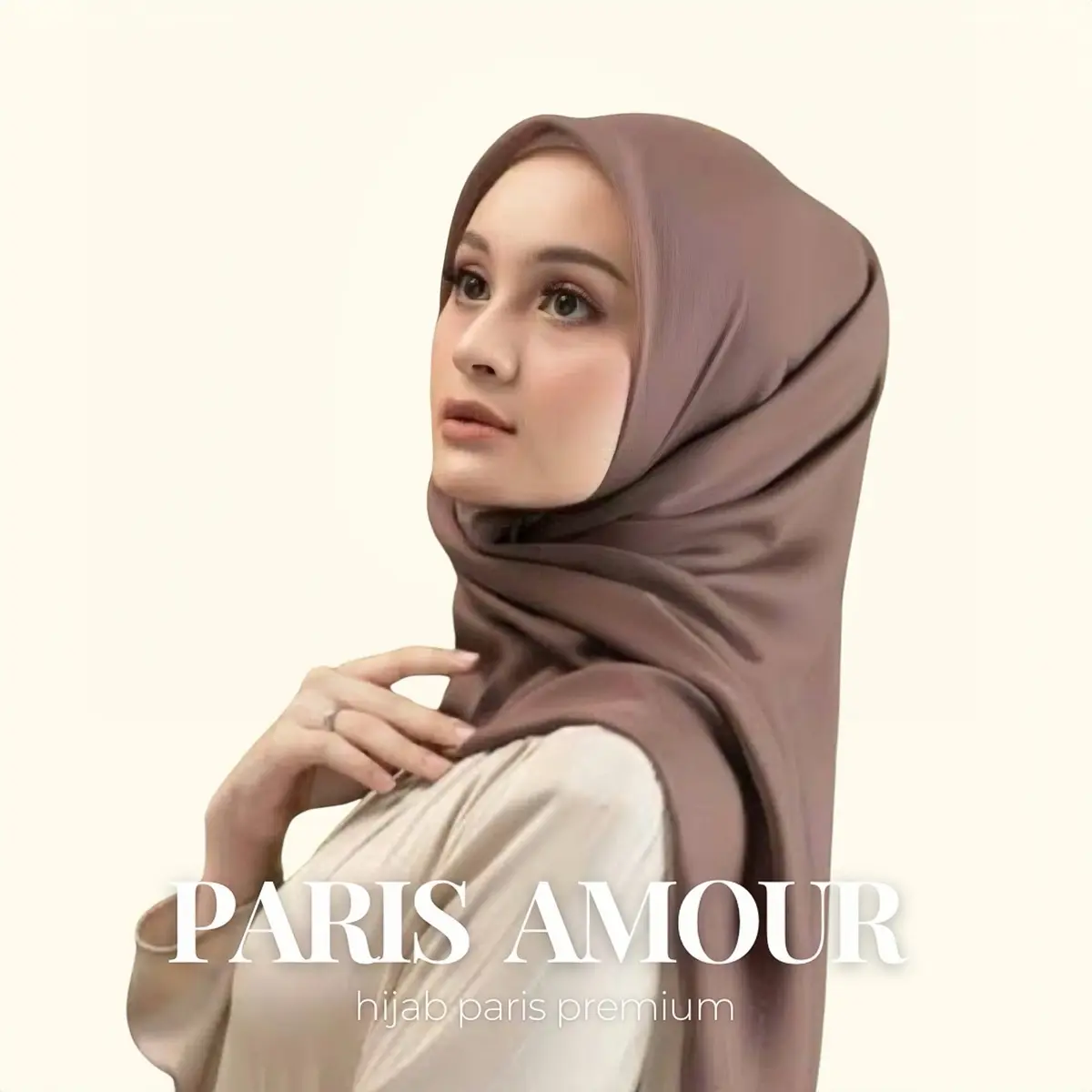 Anahijabku - Hijab Segi Empat Paris Premium Amour Jilbab Paris Premium Kerudung Paris Amour Jahit Tepi