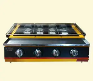 Grill kompor Bakaran empat tungku