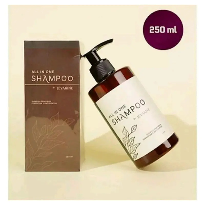 Shampo Jevarine All In One Anti Rontok Penyubur Penghitam Rambut Perawatan Ketombe Haircare - Sampo, Pencerah, Shampoo, Conditioner, Pemanjang 5