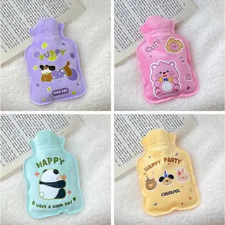 [randomstuff] Pouch Air Panas 150ml Motif Kartun Print Sablon Kompress Hot Water Little Pony Capybara Panda Kitten Compress Bag Anti Bocor Unik Berkualitas Kantong Air Panas Penghangat Badan Colorful Aesthetic 5