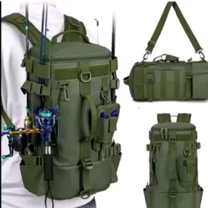 Tas Pancing Multifungsi dengan Desain Keren Bahan Kuat Tas Ransel Tactical untuk Aktivitas Outdoor