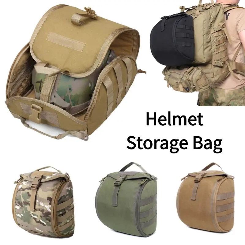 Helmet Bag 1000D Outdoor FAST MICH Helmet Storage Molle Motorcycle accessory portable hanging bag