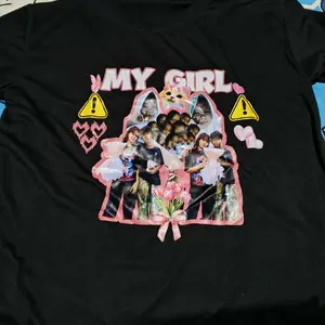 COD Kaos Bucin Custom Foto My Girl Kaos Pasangan Bucin Couple Kaos Unisex Kaos Katun 30s Viral