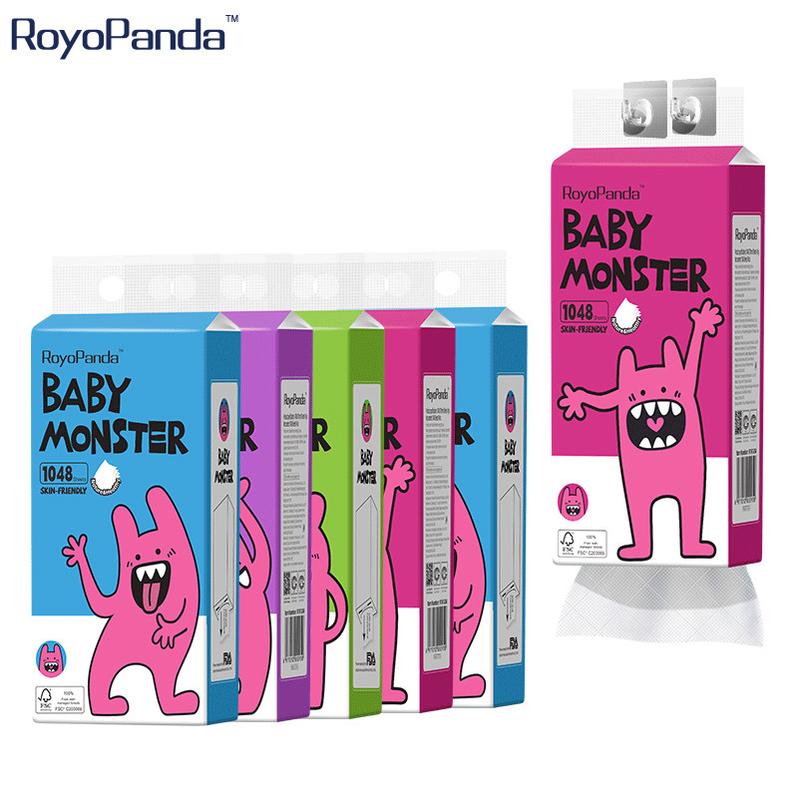 【6 Gói Giấy Vệ Sinh Treo Tường 4 Lớp RoyoPanda - Siêu Mềm, GB/T 20808 & FDA, khăn giấy kimono 6 bịch, khăn giấy thùng, thùng 6 bịch giấy treo đa năng, Giấy vệ sinh treo tường, giấy vệ sinh, giấy vệ sinh không dễ rách, tan trong nước, không sợ tắc bồn cầu,
