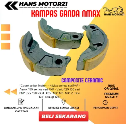 Kampas Ganda  NMAX 155 Upgrade CVT Vario 125 Vario 150 AEROX 155 PCX 150 ADV 150 LEXI 125 2