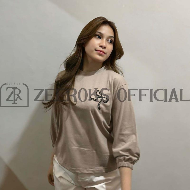Product Introduction of baju wanita sablon pita bahan cotton combad 19