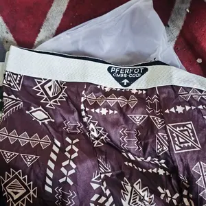 PAKET 4 PCS Celana Dalam Pria Boxer Motif Tribal Geometrik Modern Poliester Spandeks CDP3303 Bahan Nyaman Desain Stylish Sholadia