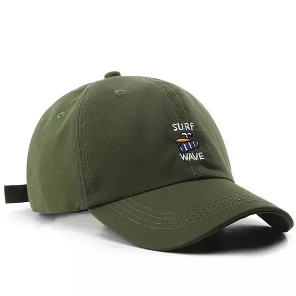(COD) Topi Surf Wave / Topi Baseball Bordir Surf Wave Ring Besi Unisex Remaja Dewasa 4