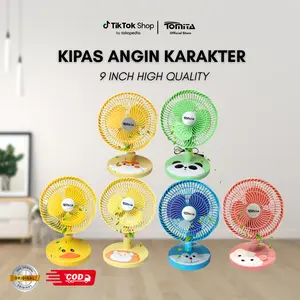 KIPAS ANGIN KARAKTER/AYAM/ BEBEK/HELLO KITTY/DORAEMON/PANDA/KIPAS DUDUK MEJA LUCU