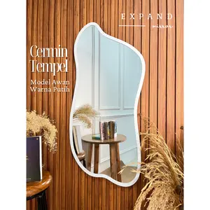 40 x 85cm cermin aesthetic gantung terbaru - cermin aesthetic - cermin gantung - cermin tempel - cermin futuristik
