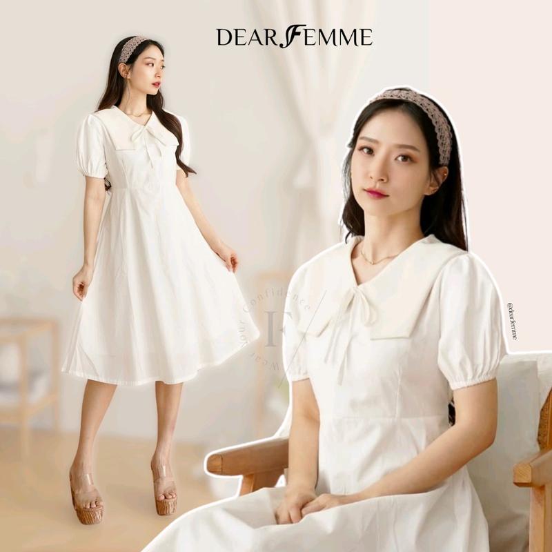 [Dear Femme] NEW CLASSY Minna Dress | Premium Knit Collection | Dress Wanita Korea 6
