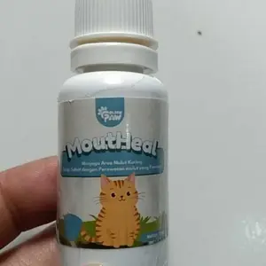 Golden Paw - MoutHeal 15ml Tetes Mulut Kucing Sariawan dan Bau Mulut Untuk Kucing Radang Tenggorokan Bau Mulut Gusi Bengkak