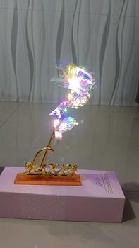 Product Review of Bunga Mawar LED Premium dengan Box & Kalung - Hadiah Unik untuk Anniversary, Ulang Tahun, Wisuda, & Natal bunga  kado from M**a 2