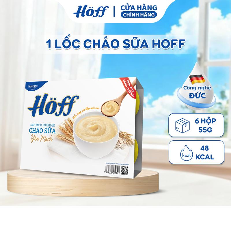 HOFF Cháo Sữa Yến mạch cho bé 1 lốc ( 6 hộp x 55g )