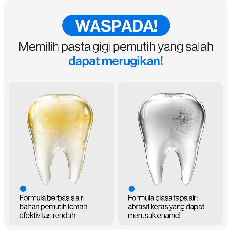 [Live] 2pcs usmile Pasta Gigi Repair White 2x100gr - Whitening Toothpaste & Perbaikan Enamel Napas Segar Tahan Lama | Pemutih Gigi | Whitening Toothpaste | Membersihkan Noda Gigi | Gigi Sensitif | Pasta Gigi Whitening | Penghilang Karang Gigi