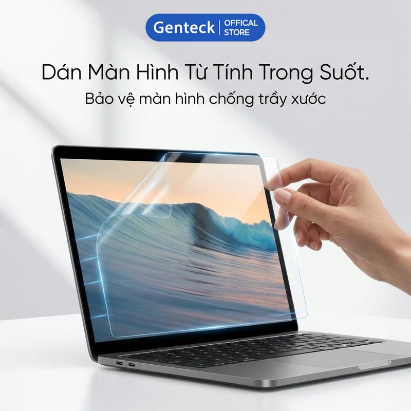 Dán Màn Hình Từ Tình Trong Suốt SMTech Dành Cho Macbook Dán Mán Hình Macbook Chống Trầy Xước