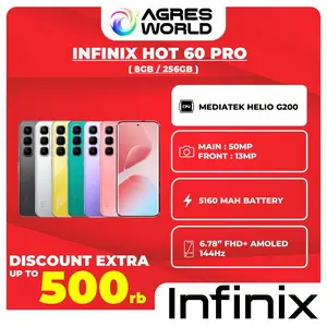 INFINIX HOT 60 PRO 8GB/256GB - GARANSI RESMI