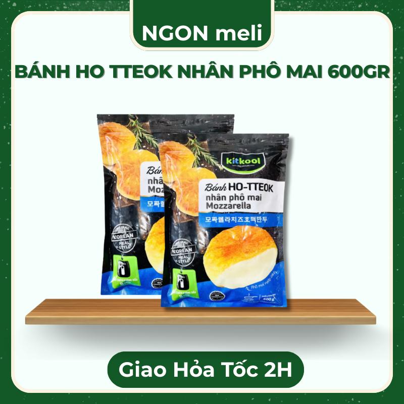 [ Hà Nội- Giao 2h] Bánh Ho Tteok Nhân Phô Mai Mozzarella 600gr- NGONmeli 0