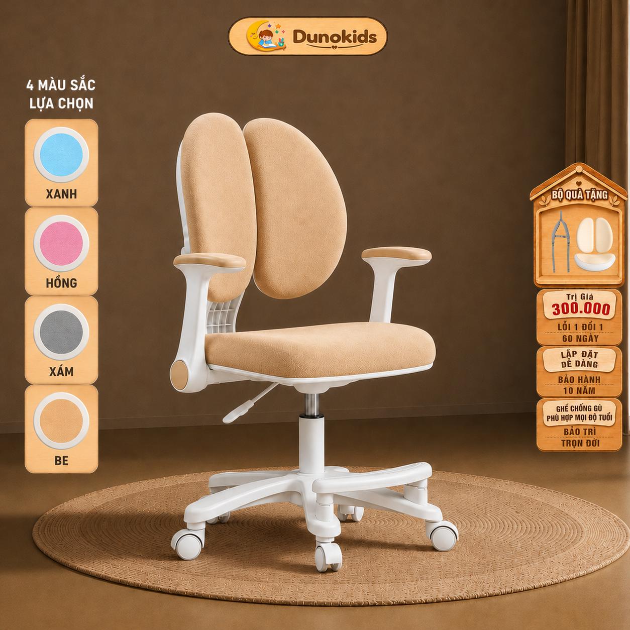 Đánh giá ghế chống gù B01: xoay 360°, nâng hạ đệm 12cm có đáng dùng?
