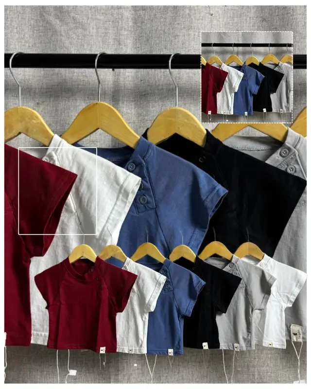 SEGEN Trove Top Baju Anak Unisex Usia 0-6 Tahun 0