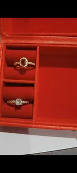 Product Review of Cincin Wanita Model Mata Oval Warna Biru Hijau Elegan Aksesoris Perhiasan Rings Elegan Dewasa Hadiah from @**👑 0