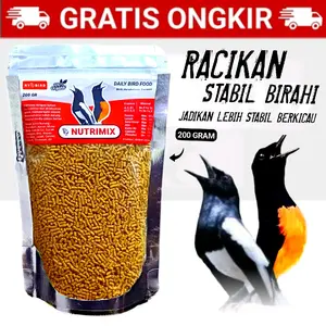 NUTRIMIX VOER KUNING Pakan Burung Murai Kacer Trucuk Jalak