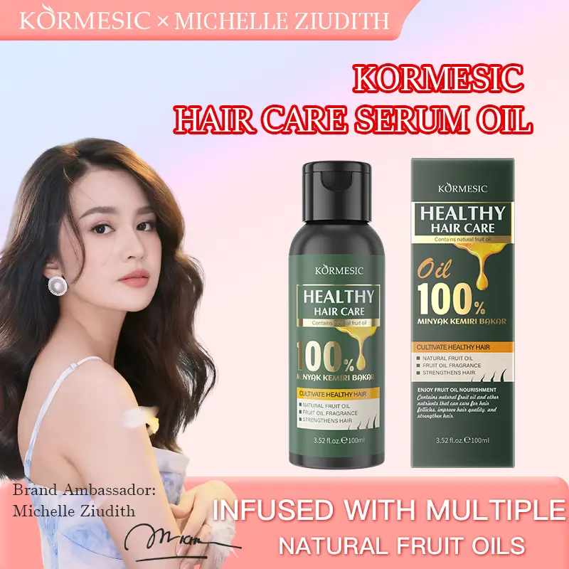 KORMESIC Hair Care Serum Oil Hair Care Vegetable Serum Oil, Smooth and  Shine Hair Kering Default