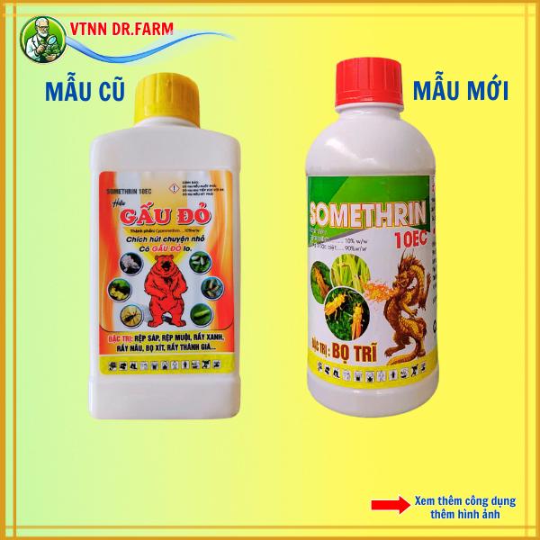 Chai Cypermethrin 10% EC 450ml – Ngăn chặn rầy xanh, bọ trĩ, bọ xít, sâu khoang, sâu xanh, rệp sáp hiệu quả cho cây ăn trái, rau màu, hoa kiểng – Chai 450ml pha với 400 lít nước.
