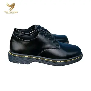 sepatu pria terbaru Sepatu low CLASSIC original STYLEFOOTWEAR shoes 3 hole Kulit Formal Hitam black Round Toe square toe boots shoes kerja kasual pentopel Pergelangan kaki Pantofel Fantofel