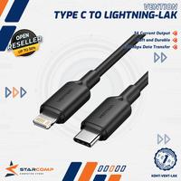 Gambar Vention Kabel Charger Type C to Lightning Fast Charging 27W PD - LAK - Black, 1M dari Starcomp Solo Kab. Sleman 1 Tokopedia