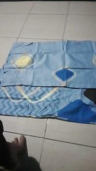Product Review of SET BONITA (1SARUNG BANTAL+1SARUNG GULING)HALUS LEMBUT TIDAK LUNTUR WARNA RANDOM from m**k m** 0