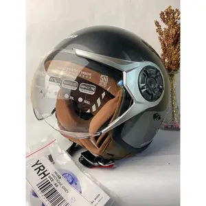 LIMITED EDITION Cream Helm YRH Cargloss Helm Cargloss Hijab Helm Murah Pria Wanita Bayar Ditempat Gratis Ongkir dengan Desain Stylish dan Kualitas Terbaik Motorcycle