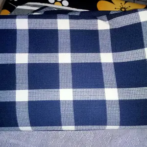 GOBEST SW505-555 motif kain semiwoll motif baru tartan bahan kotak tr strech yarndyed harga per 0.5meter semiwoll