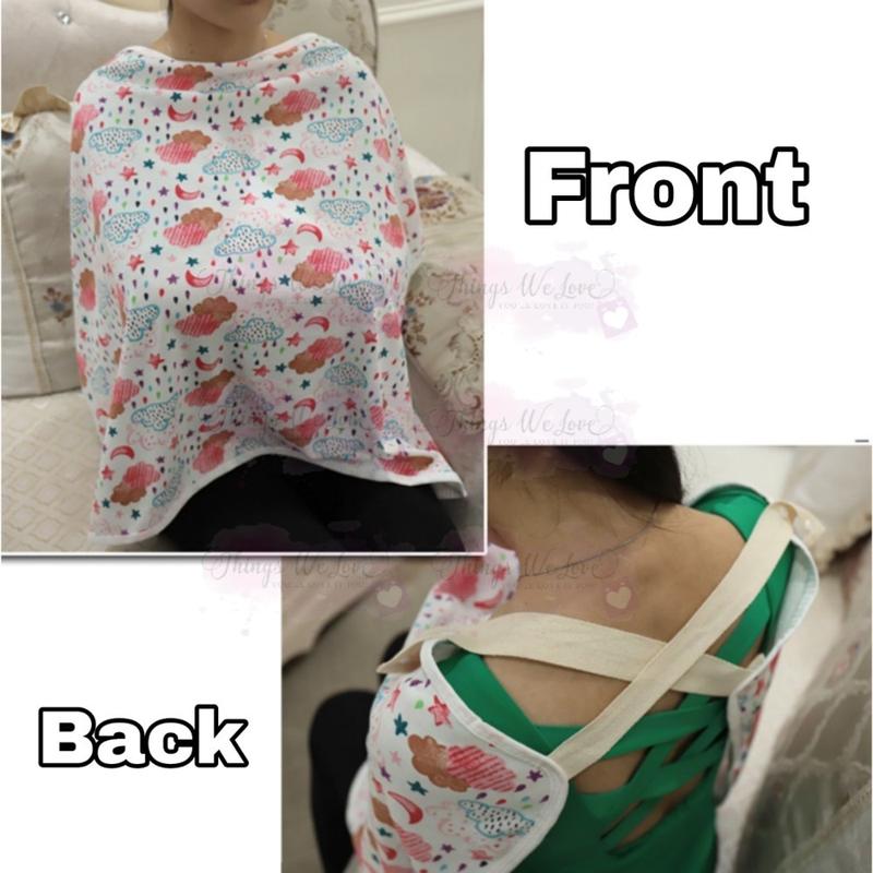 Product Introduction of [SG SELLER] Nursing Shawl (Type D) Breastfeeding Cover Stroller Car Seat Cot Comfortable Breathable Light Weight 14