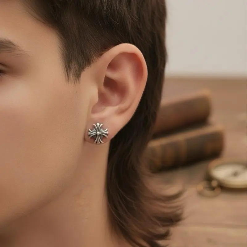 1 PASANG ANTING MAGNET GOTHIC