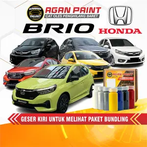 Cat Penghilang Baret BRIO Cat Original Pabrik Honda Brio All Type Brio Putih, Brio Silver, Brio Abu-abu, Brio Hitam, Brio Merah, Brio Orange, Brio Kuning, Brio Lemon Car Paint Cat Oles Kendaraan By : GARASI AGAN cat merah lembayung hitam