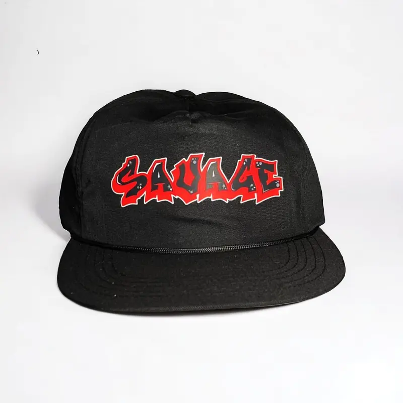 Topi Snapback Rope Hat Classic - Warna HItam Sablon Grafity Outfit Skena topi skena graffiti topi  snapback topi  skena 1