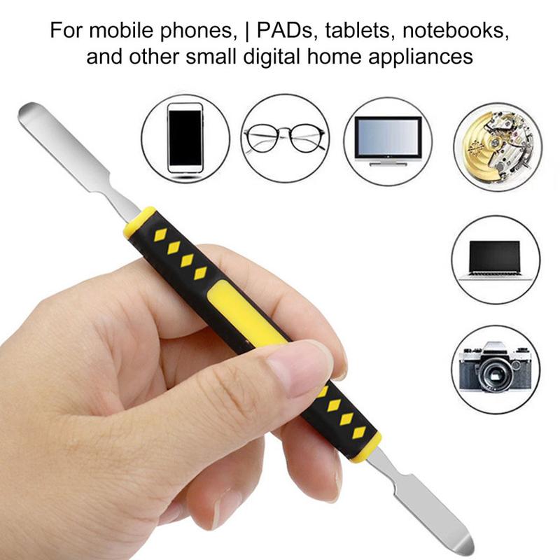 6-Piece Crowbar Repair Tool Kit – Anti-Slip Silicone Handle Pry Bars For Opening Mobile Phones, Tablets, Laptops & Small Electronics