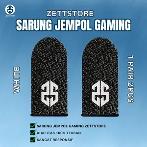ZETTSTORE Sarung Jempol Gaming Responsif Bahan Copper Premium Cocok Untuk Game Free Fire & Mobile Legends