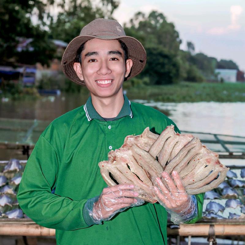  Khô cá lóc Đồng Tháp 3 Nắng 1kg size lớn của nhà Cậu Út Bán Khô đặc sản miền tây 