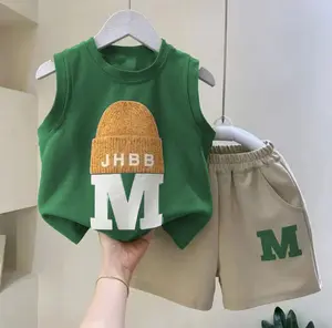 Setelan Baju Lekbong Anak Laki-Laki Singlet Umur 1-5 Tahun Terbaru Fashion