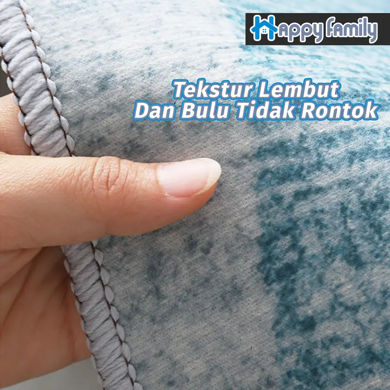 (HF) LOKAL x VIDIA UTAMI Karpet Permadani 150x200CM Polyester Elegan Anti Slip 2