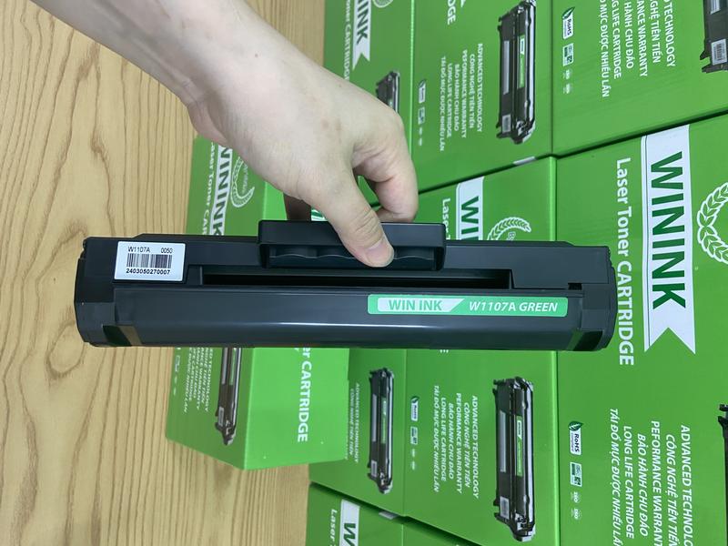 Hộp mực máy in 107a/107w/135w/135a/137fnw-mã mực 107A/W1107A mới 100%, có chip hàng cao cấp trống xanh lá