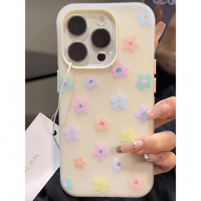 Hoa nhỏ đa sắc dopamine phù hợp với iPhone18/16/15/12 ốp lưng điện thoại 14/11/X/6s/17pro/17promax cao cấp 16 dễ xem 16plus cá tính 18pro