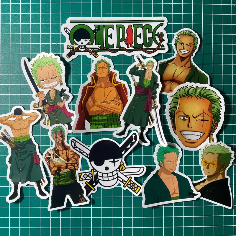 Stiker Anime One Piece Vol 1 Luffy Zoro Mugiwara Vinyl Premium Waterproof - Kertas 2