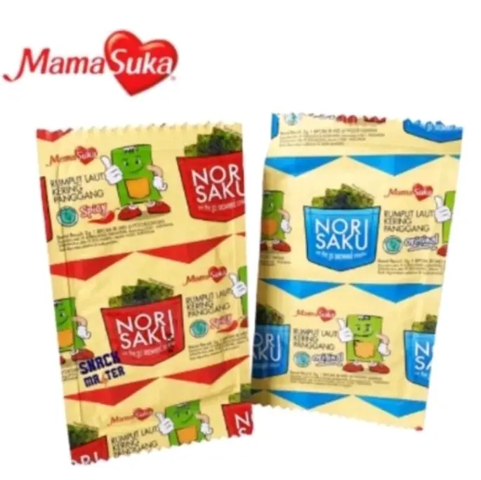 Mamasuka Nori Saku isi 12 pcs X 2gr Rasa ORIGINAL / SPICY / BBQ ( BOX )